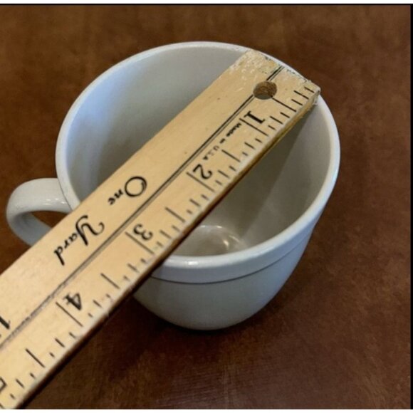 Set Of 3 Assorted White Ceramic Coffee Mugs With Textured & Smooth Designs - Picture 16 of 16